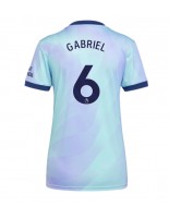 Arsenal Gabriel Magalhaes #6 Tredjedrakt Dame 2024-25 Korte ermer